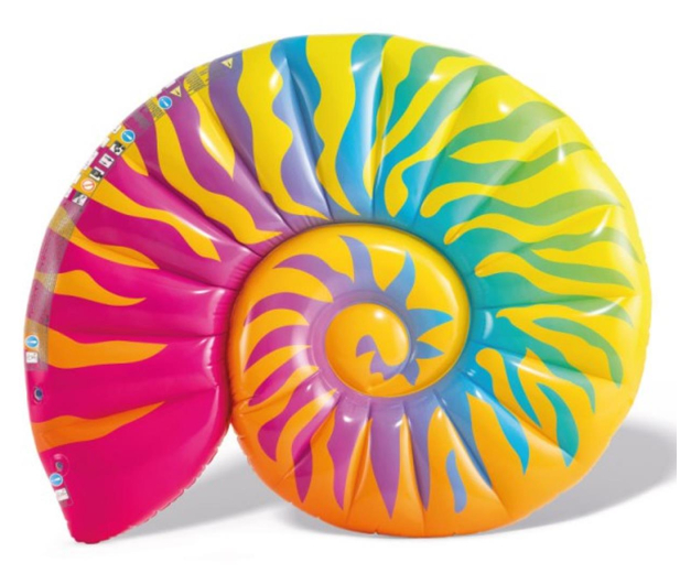 INTEX Materac tęczowa muszla - 1039450 - zdjęcie